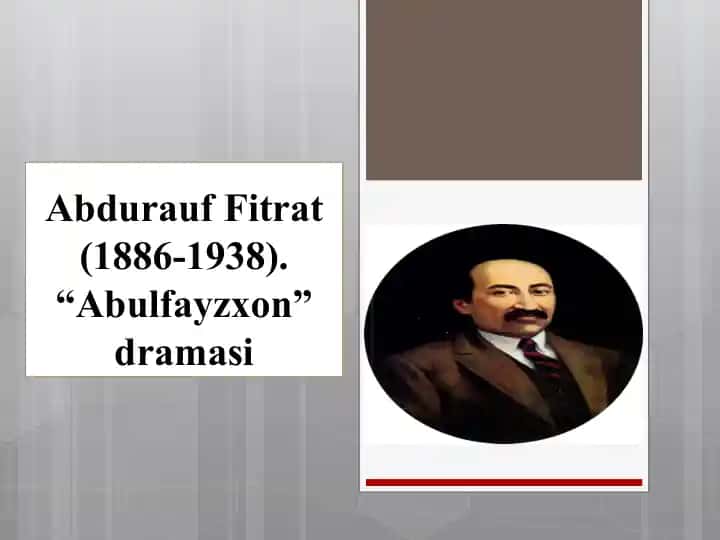 “Abulfayzxon” dramasi