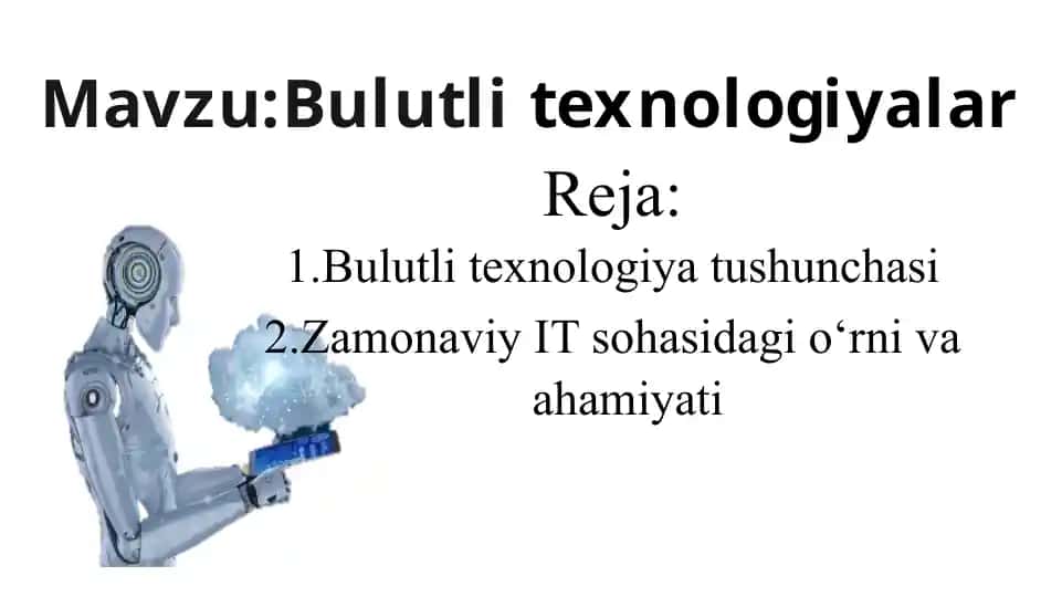 Bulutli texnologiyalar