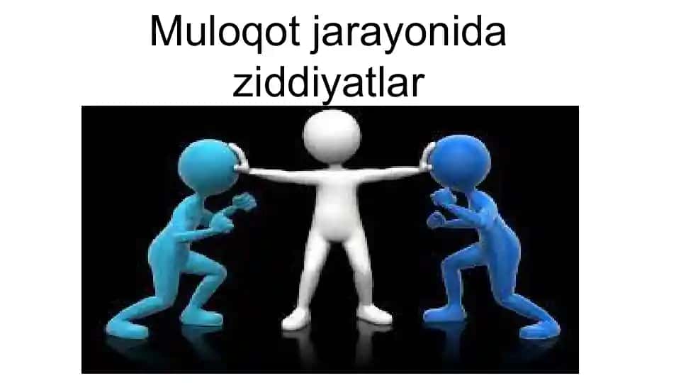 Muloqot jarayonida ziddiyatlar