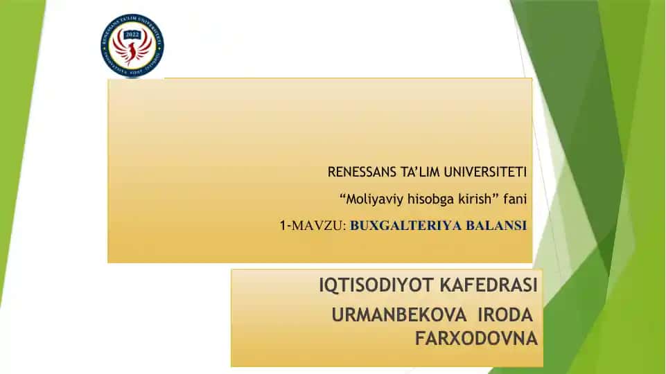 Buxgalteriya balansi