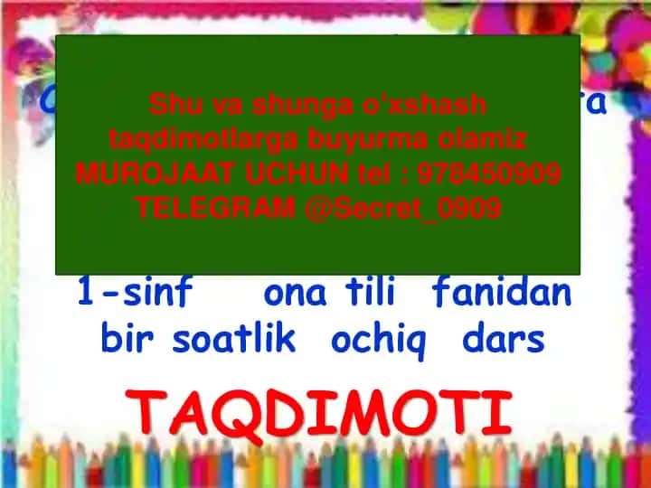 Taqdimotlar