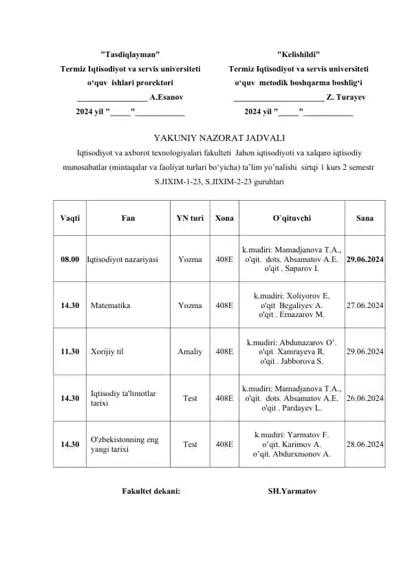 Tasdiqlash hujjati