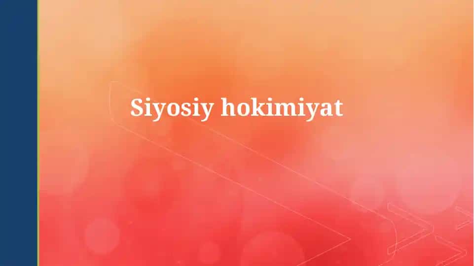 Siyosiy hokimiyat