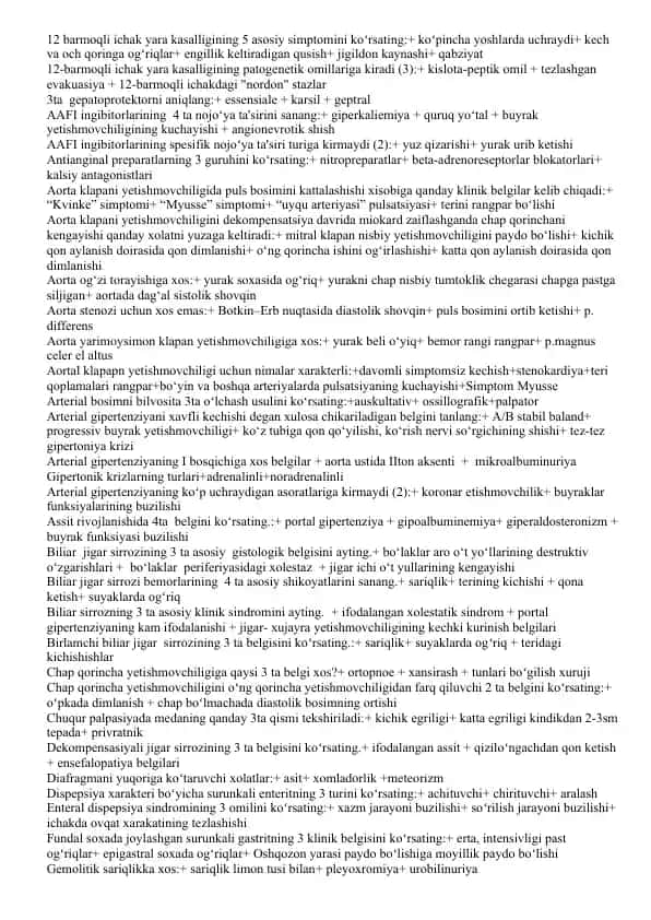 12-barmoqli ichak yara kasalligi