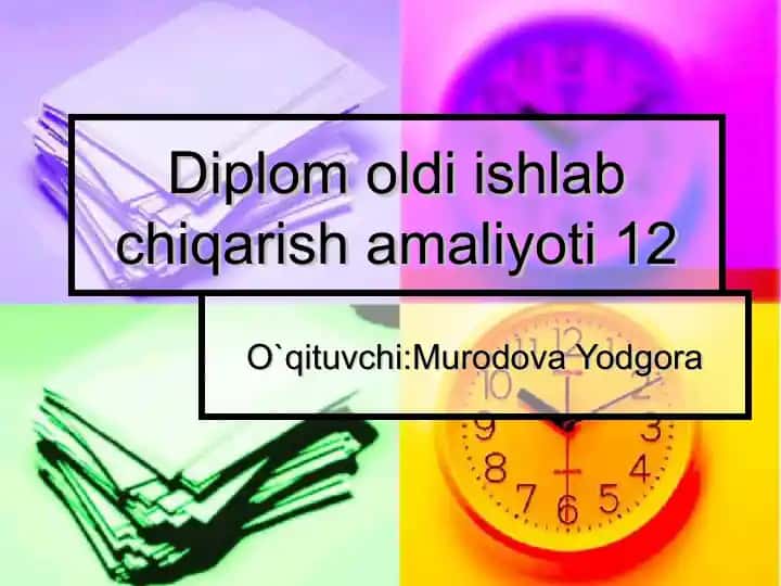 Materiallarning harakat yuzasidan 10-qaytnomani yuritish
