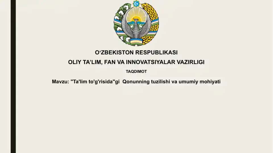 Ta'limto'g'risida