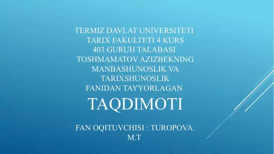 XIX-XX asrda Orta Osiyo tarixi