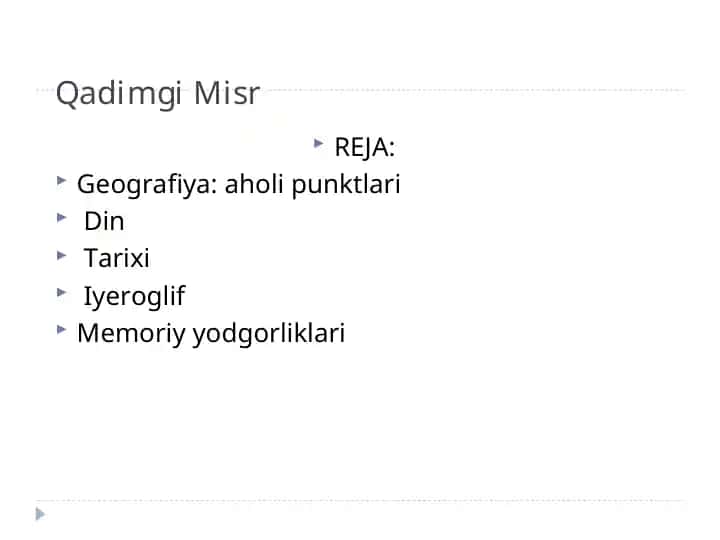 Qadimgi Misr