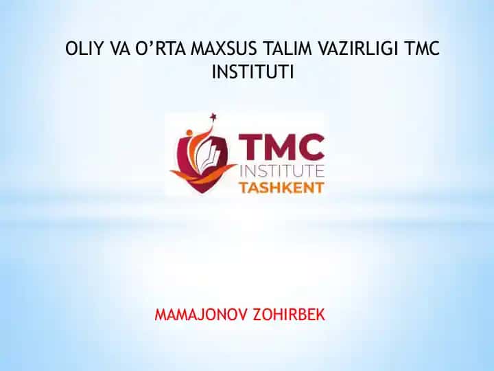 INTERAKTIV XIZMATLAR VA ULARDA ISHLASH USULLARI