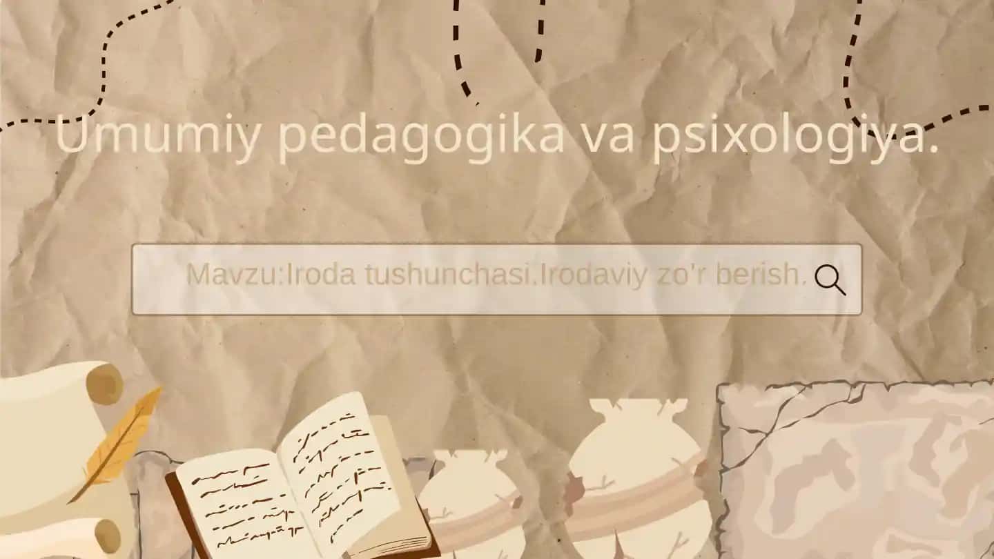 Irodatushunchasi.Irodaviyzo’rberish