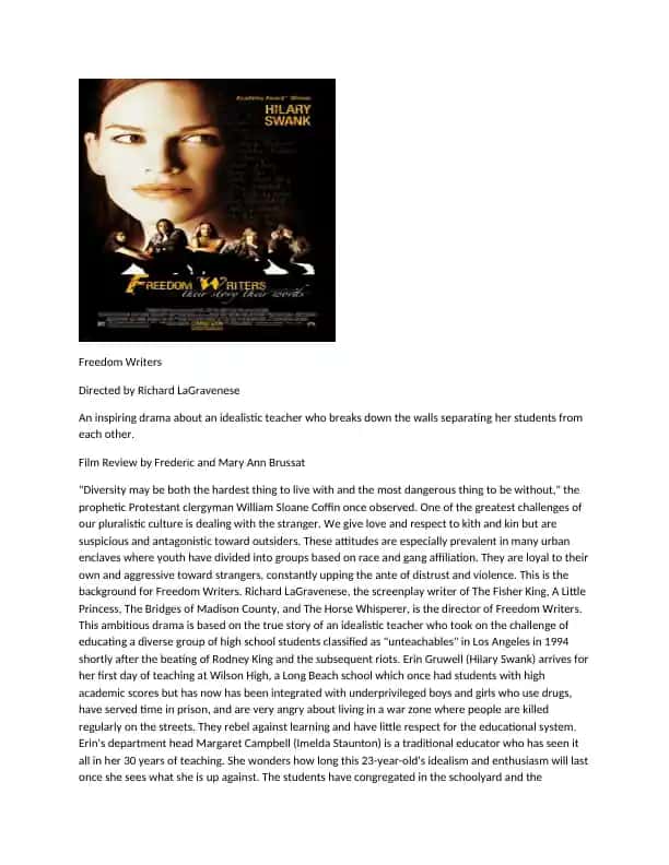 Freedom Writers