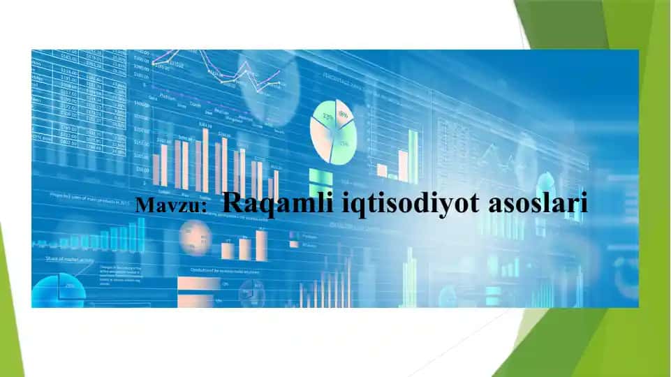 Raqamli iqtisodiyot asoslari