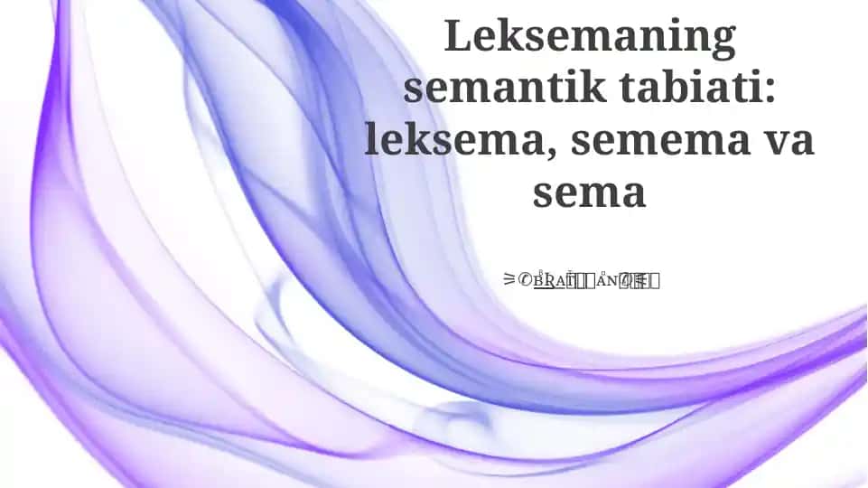 Leksema, Semema va Sema