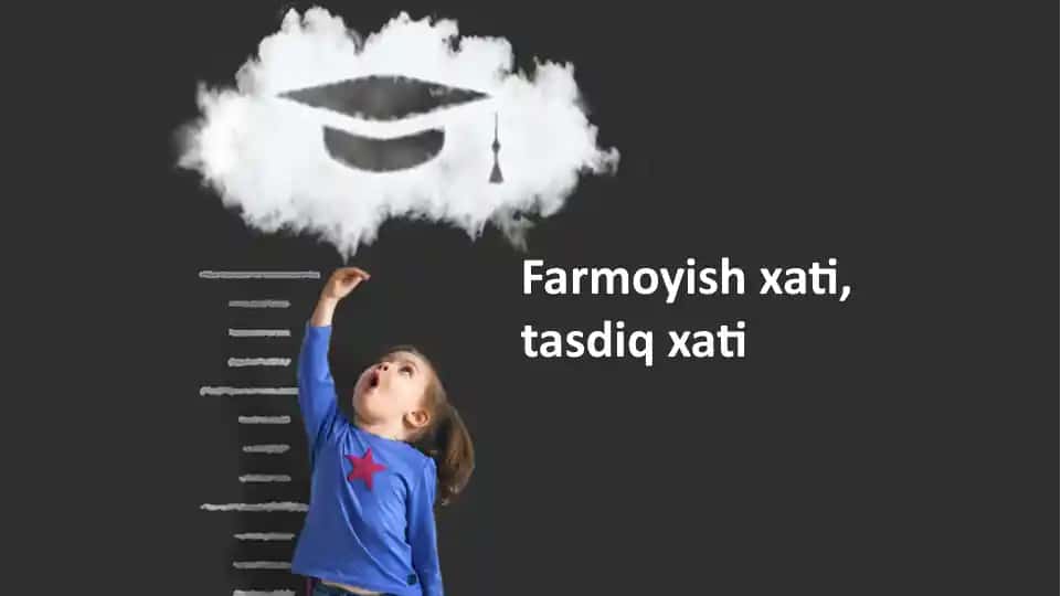 Tavsiyanoma va Tasdiq xati