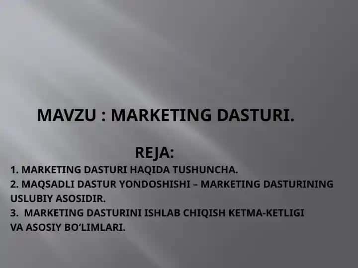 Marketingdasturi