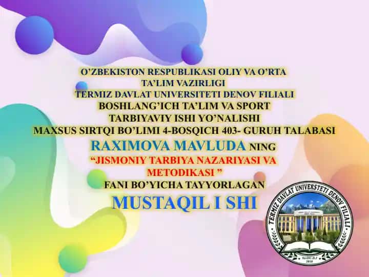 Jismoniy tarbiya bo‘yicha maktab darsliklarini tahlil qilish