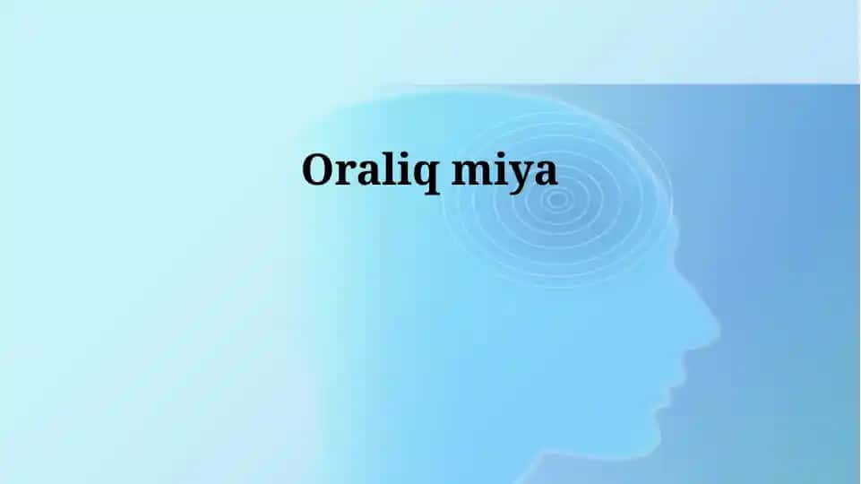 Oraliq miya