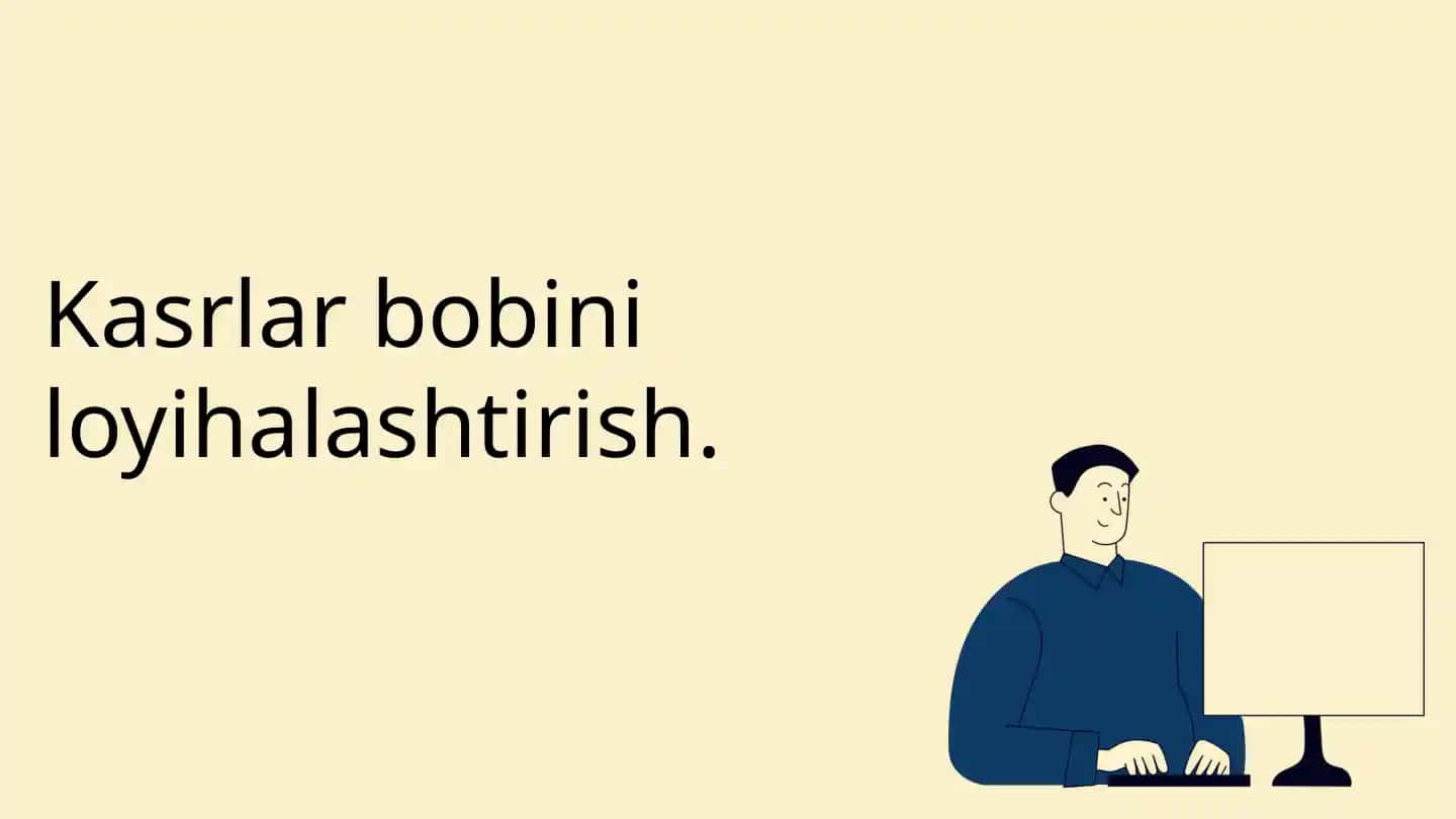 Kasrlar bobini loyihalashtirish