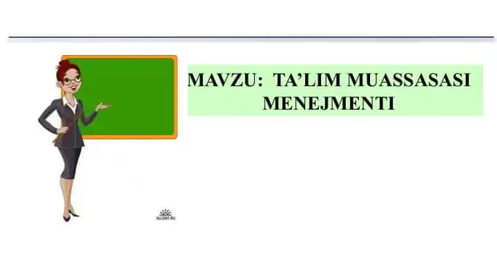 Ta’lim muassasasi menejmenti