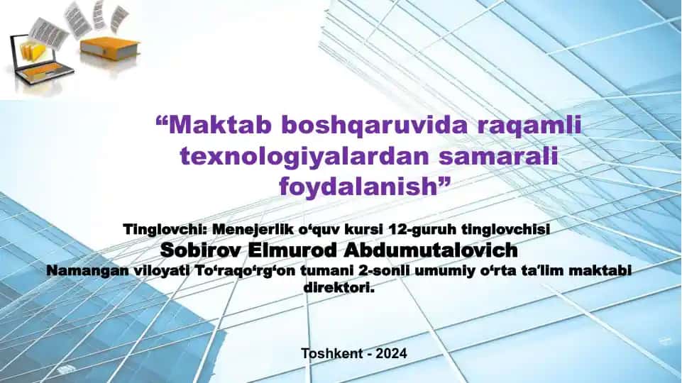 Raqamli Texnologiyalar