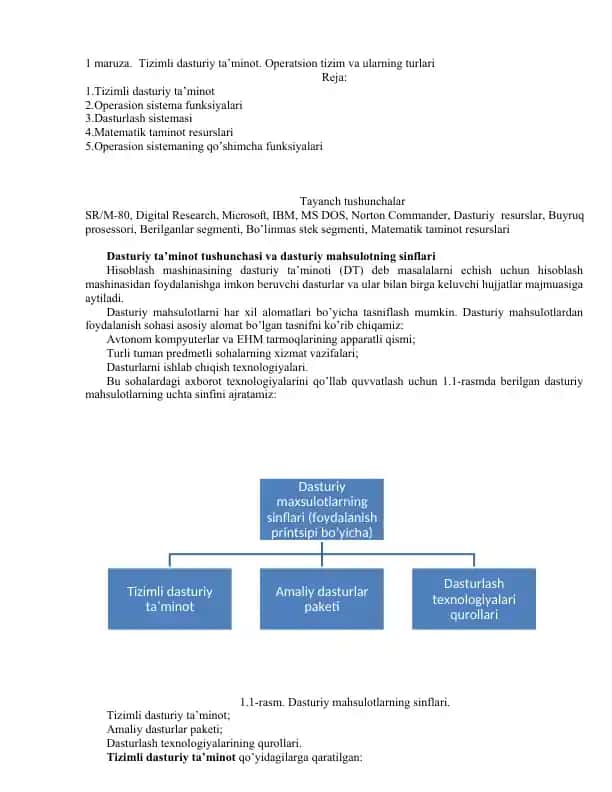 Dasturiy ta’minot