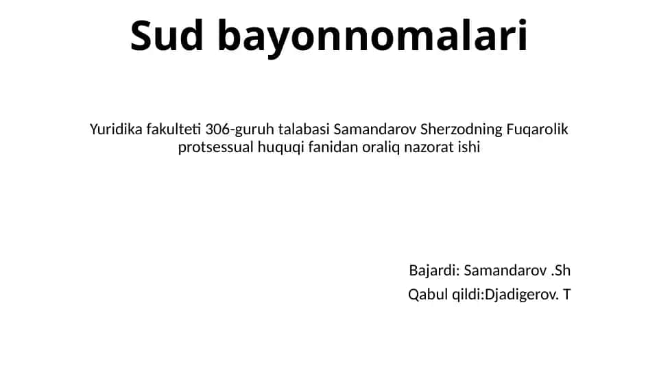 Sud bayonnomalari