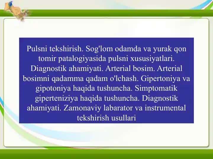 Pulsni tekshirish