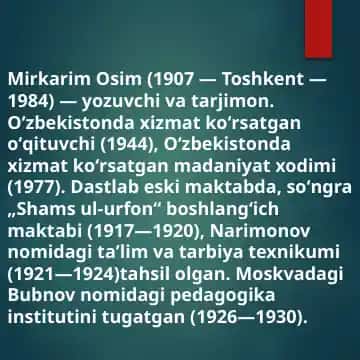 Mirkarim Osim