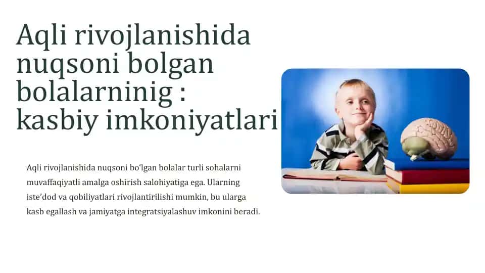 Bolalarni Aqliy Rivojlanishida Yordam Berish