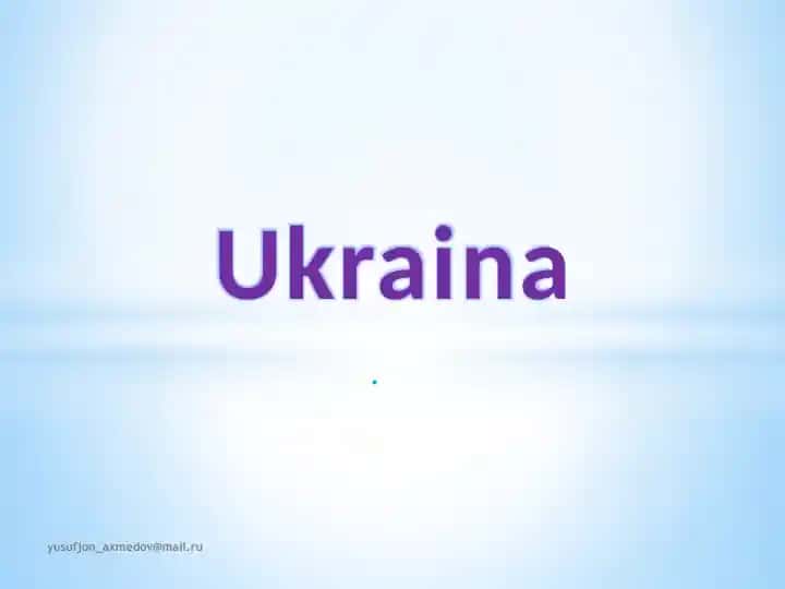 Ukraina geografiyasi