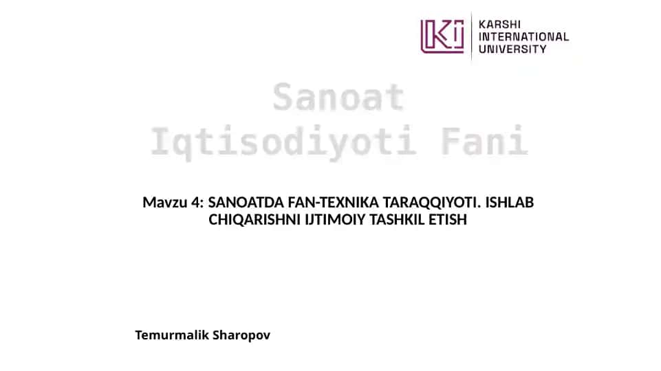 Fan-texnika taraqqiyoti