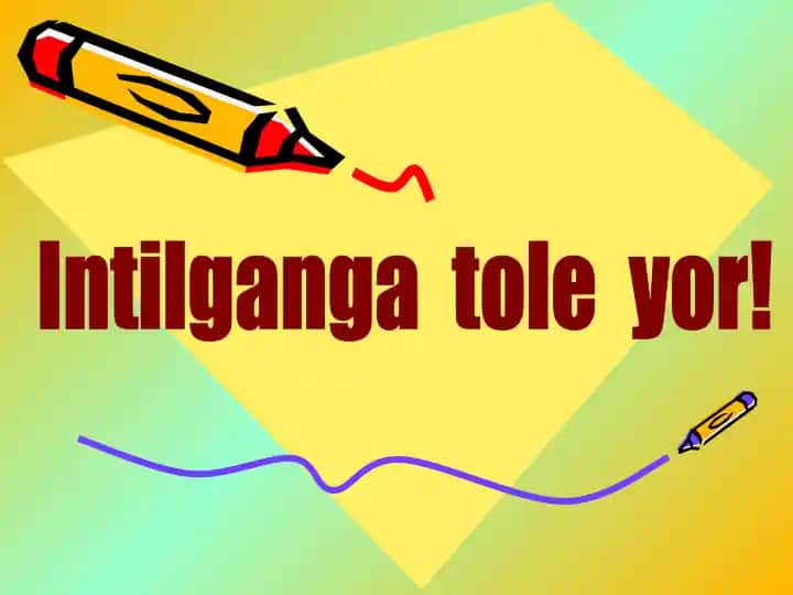 Intilganga tole yor!