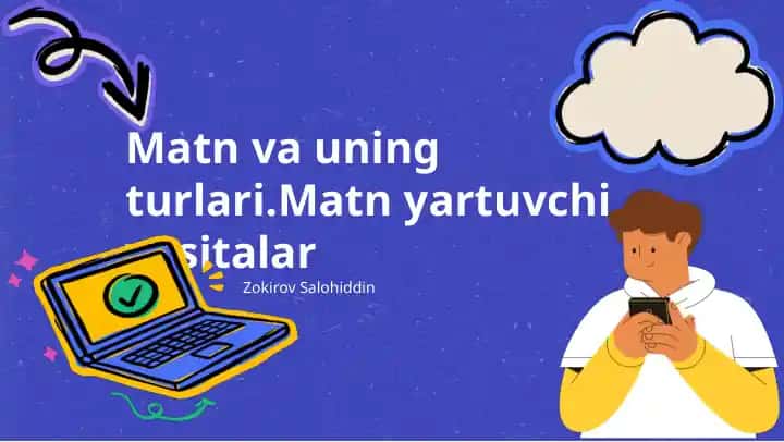 Matn va uning turlari