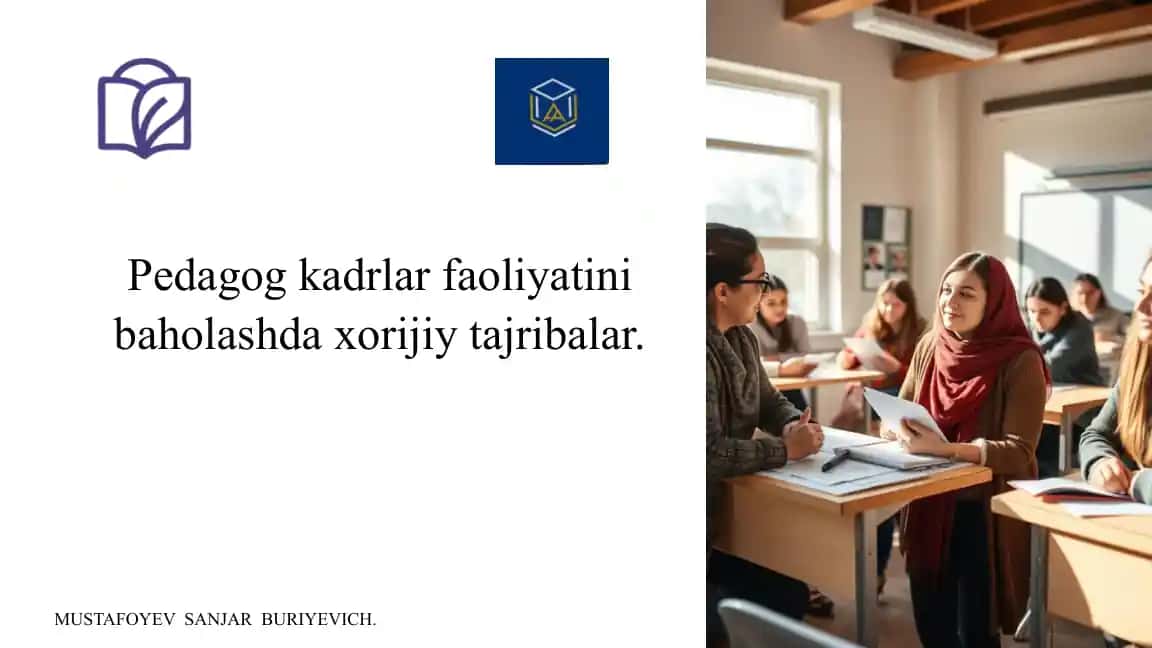 Pedagog kadrlar faoliyatini baholashda xorijiy tajribalar