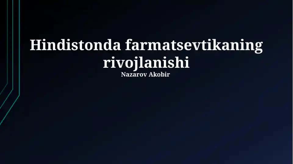 Farmatsevtika Hindistonda