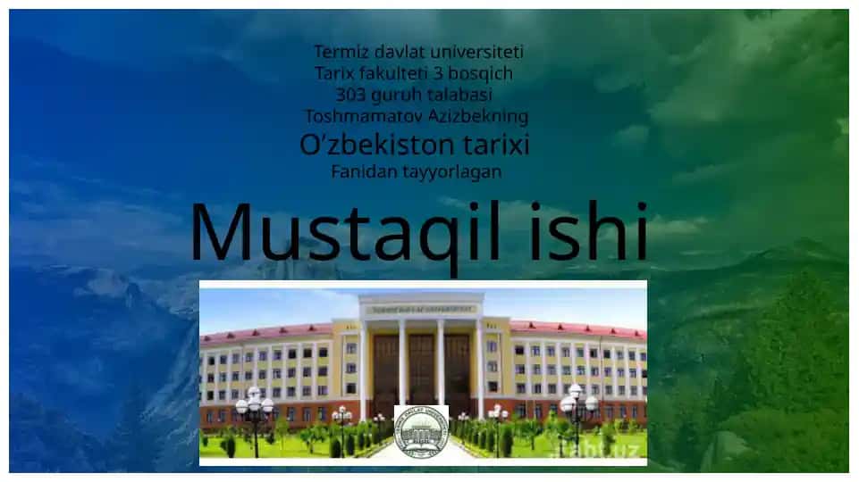 Turkiston muhtoriyatining milliy davlatchilikning dastlabki tajribasi