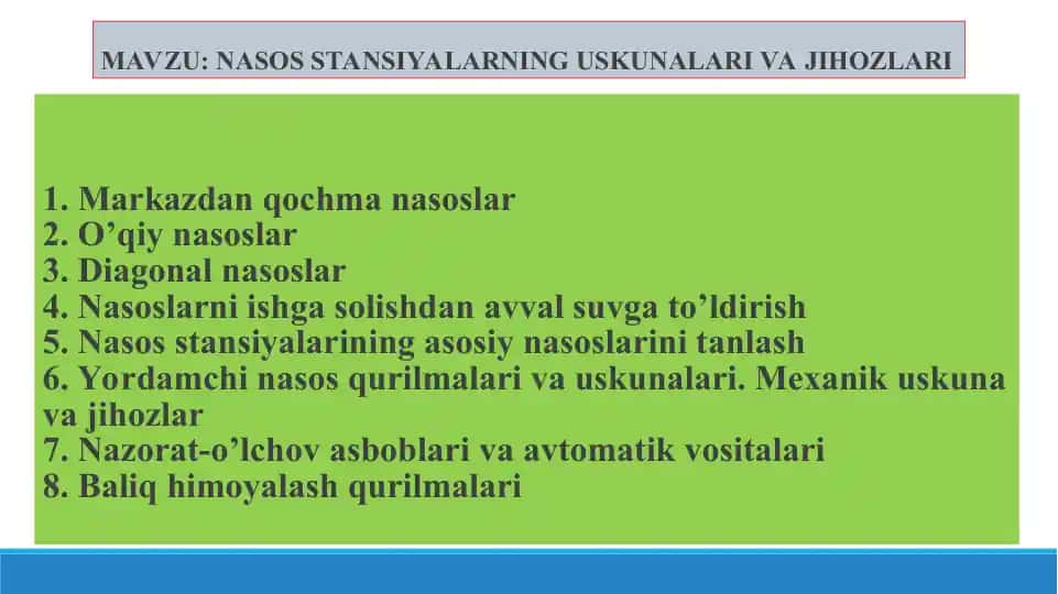 Markazdan qochma nasoslar