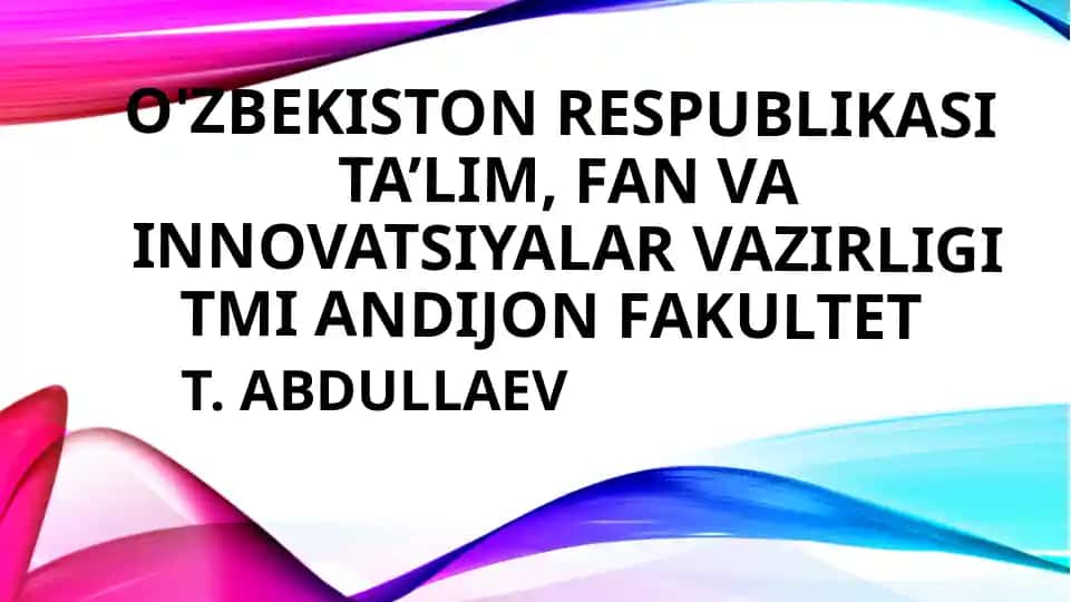 Etika fanining predmeti, mohiyati, asosiy belgilari va tuzilmasi hamda axloqning jamiyatdagi o‘rni