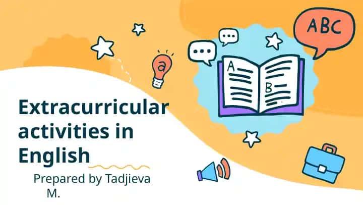 Extracurricular activities in English