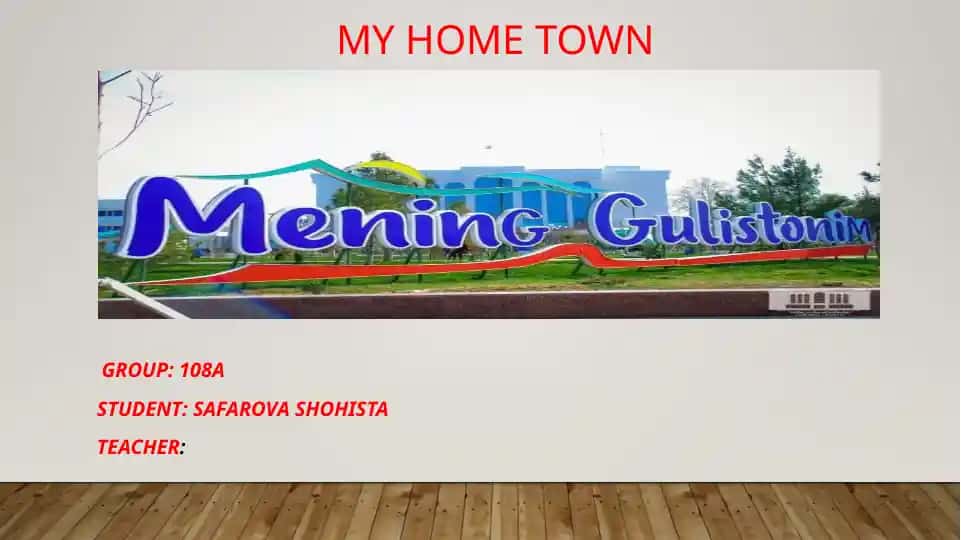 My home town