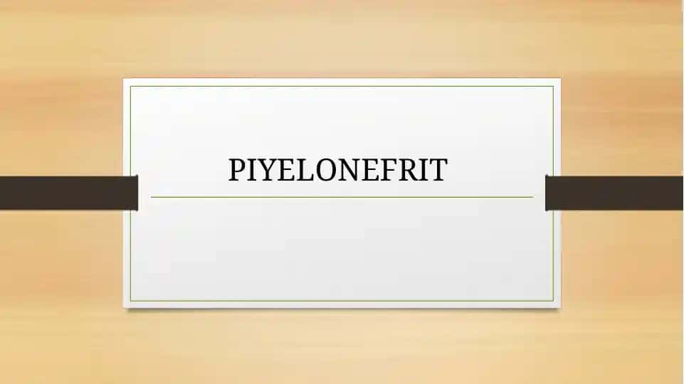 Piyelonefrit