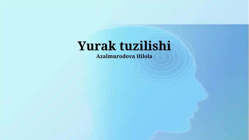 Yurak tuzilishi