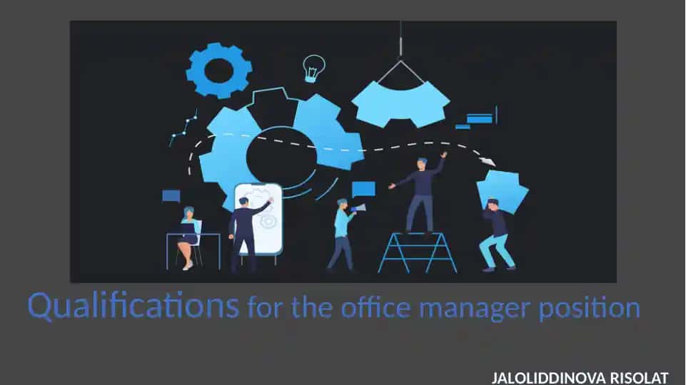 Office manager position
