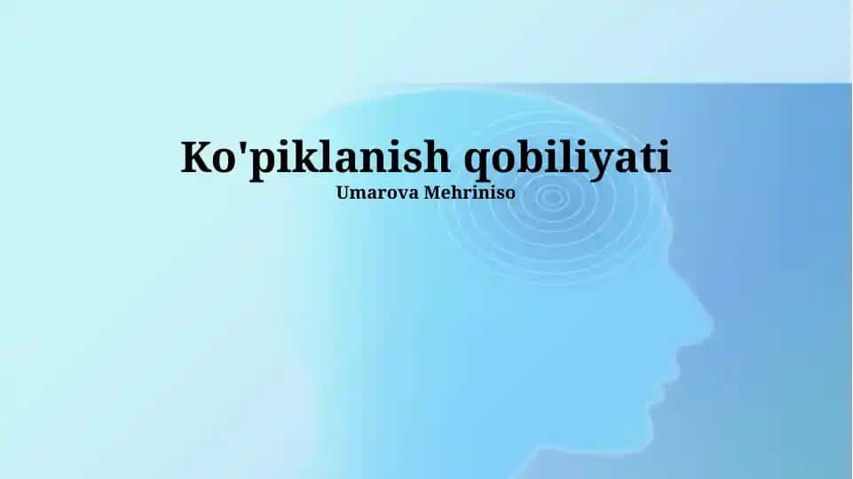 Nusxa Ko'chirish Qobiliyatini Qo'llash Misollari