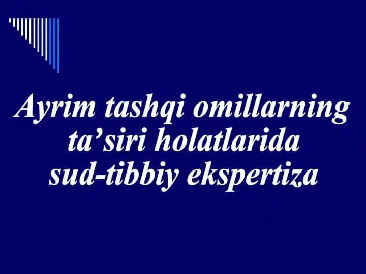 Sud-tibbiy ekspertiza