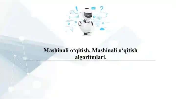 Mashinalio‘qitish