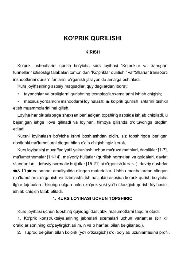 Ko'prik qurilishi