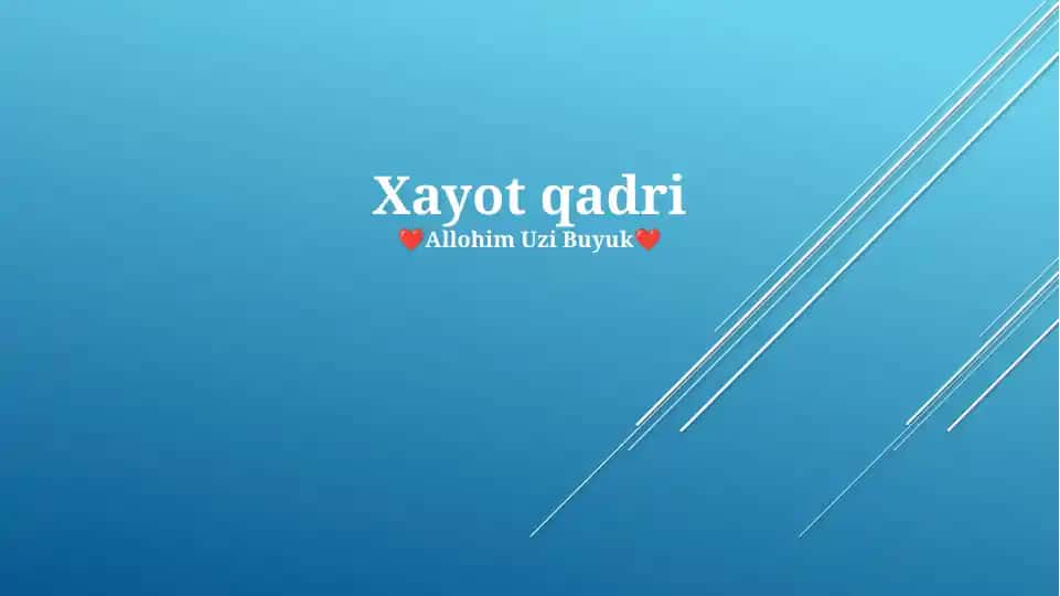 Xayot qadri