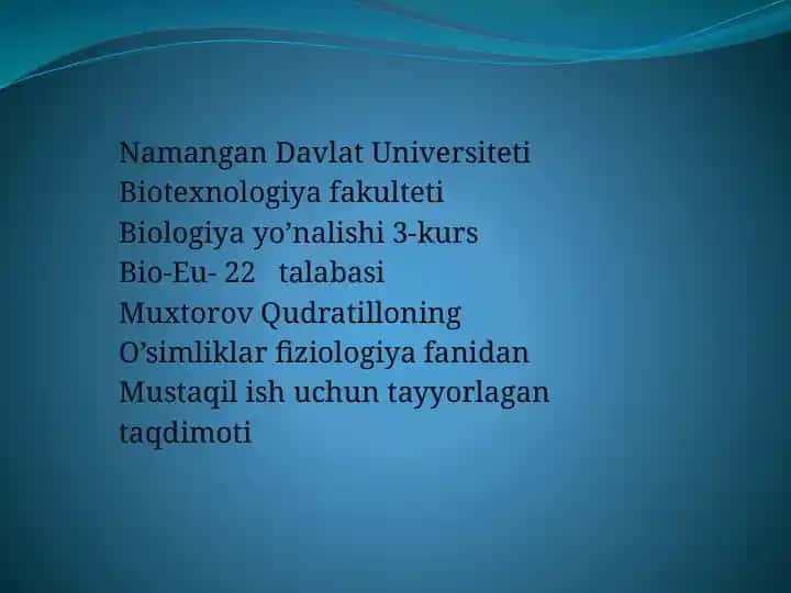 MIKROELEMENTLARDAN ZN, CU, NA, K VA QO'SHSUPERFOSFATNING SHAXSIY TAJRIBA ASOSIDA OLINGAN NATIJALAR VA ISTIQBOLI