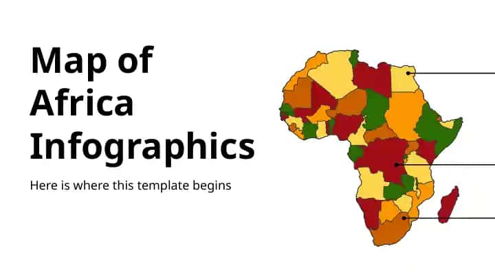 Map of Africa Infographics